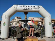 Ana Hernández ganadora femenina XXVI San Silvestre Villasecana