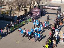 Salida de la prueba de marcha XXVI San Silvestre Villasecana 2024