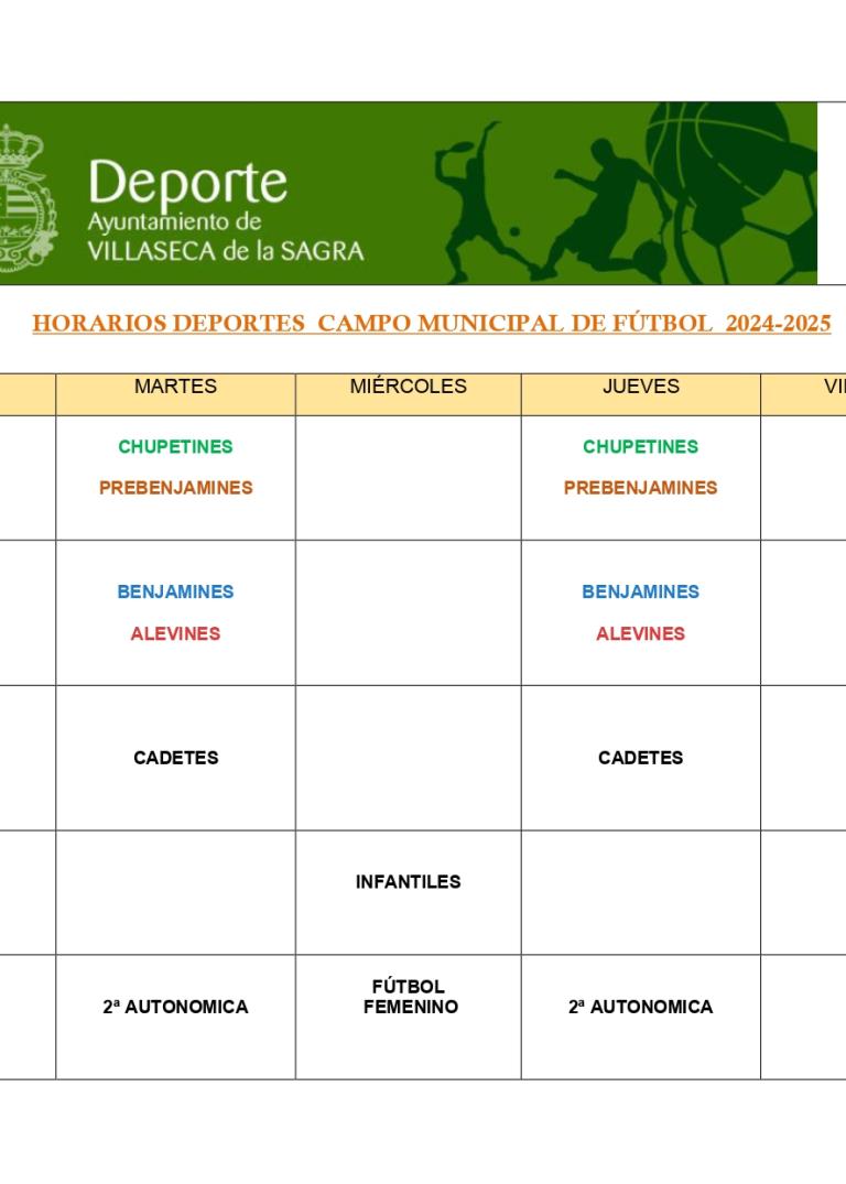 Cuadro de HORARIOS Escuelas Deportivas_2024-2025_page-0002