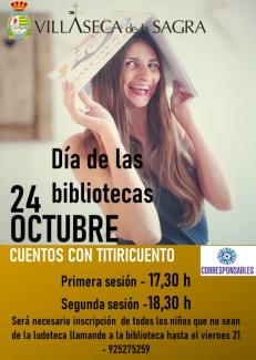 Cartel Día de la Bibliotecas