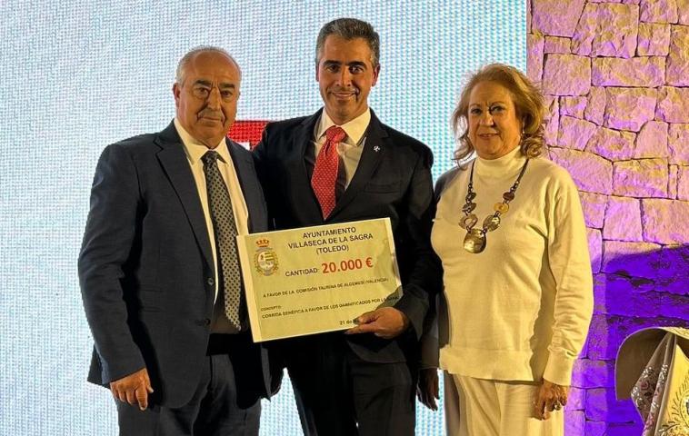 Entrega Cheque Festival Benéfico Algemesí 