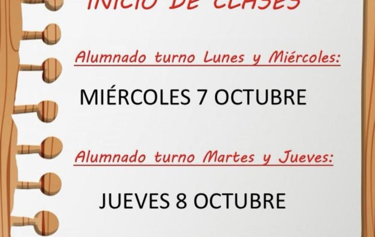 InicioClasesApoyoalEstudio